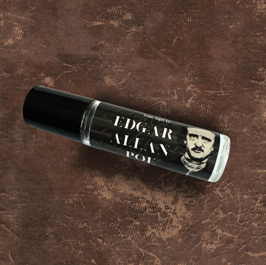 Edgar Allan Poe Perfume Oil - Black Tea + Suede