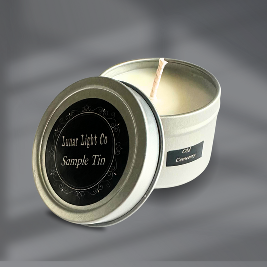 2 oz Sample Candle Tin | Unique Scented Candles | Lunar Light Co.